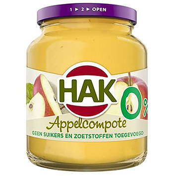 Hak Äppelkompott 0% 350g