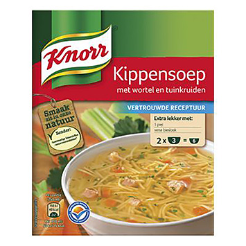 Knorr Kyllingesuppe med gulerod og haveurter 2x36g 72g