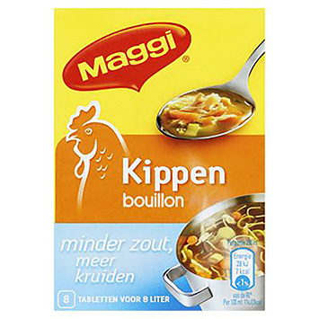 Maggi Hönsbuljong mindre salt mer kryddor 72g