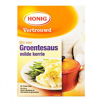 Honig Misture o molho de vegetais de caril suave 140g