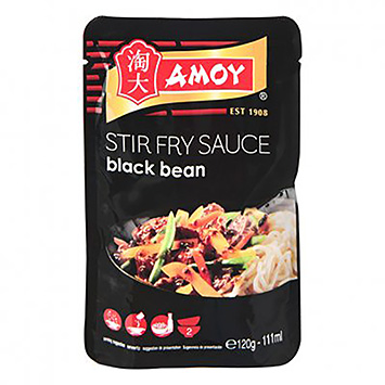 Amoy Stir fry sauce sorte bønner 120g
