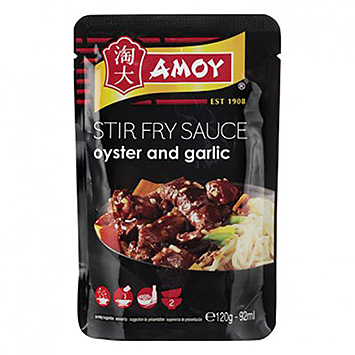 Amoy Sauté Sauce Huîtres et Ail 120g