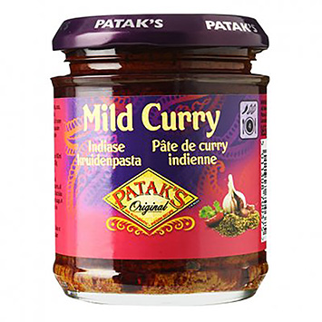 Patak's Pasta de especiarias Indianas de caril suave 165g