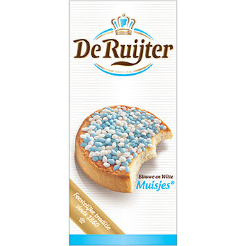 De Ruijter Blauwe en witte muisjes 330g