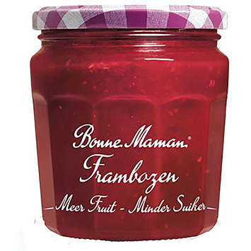 Bonne Maman Raspberries more fruit less sugar 335g