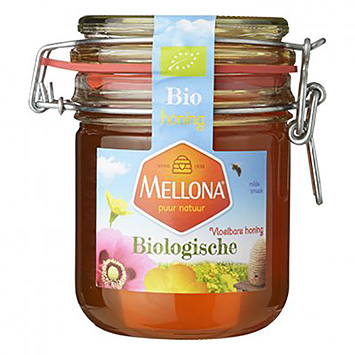 Mellona Organic liquid honey 450g
