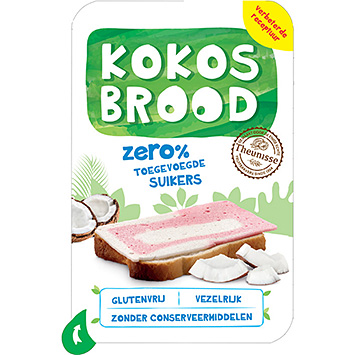 Theunisse Kokosbrood zero% toegevoegde suikers 240g