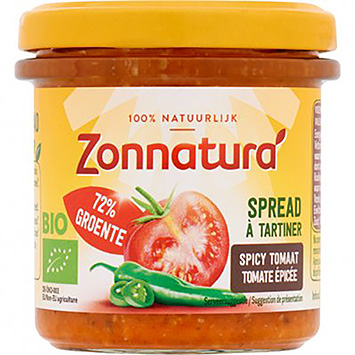 Zonnatura Kryddig tomatspridning 135g