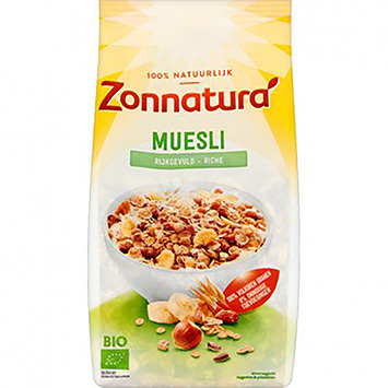 Zonnatura Muesli ricamente recheado 500g