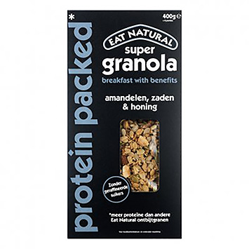 Eat natural Super granola amandelen zaden en honing 400g