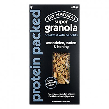 Eat Natural Super granola mandlar frön och honung 400g