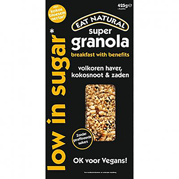 Eat Natural Super granola med låg sockerhalt 425g