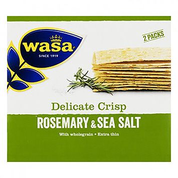 Wasa Delicado alecrim crocante e sal marinho 190g