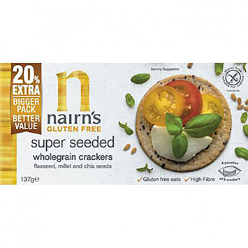 Nairn's Super seeded wholegrain cracker 137g