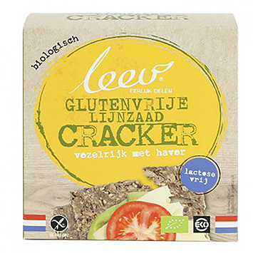 Leev Cracker ai semi di lino con avena 110g