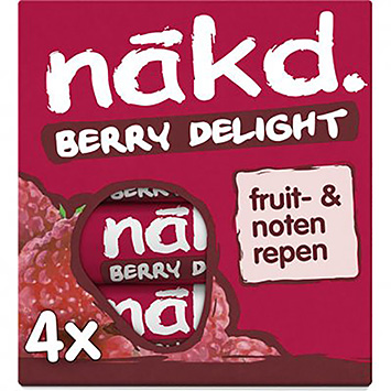 Nakd Barres de céréales délice aux baies 140g