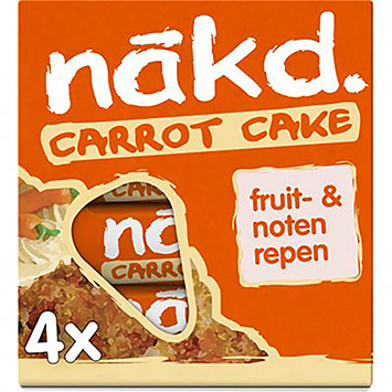 Nakd Barres de céréales gâteau à la carotte 140g