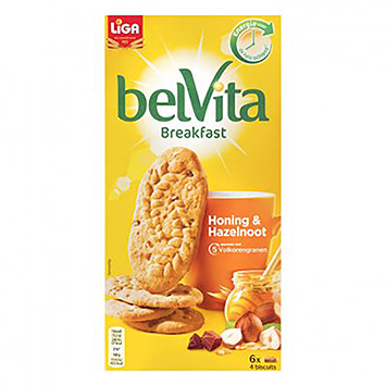 Liga Belvita Frühstückshonig und Haselnuss 300g