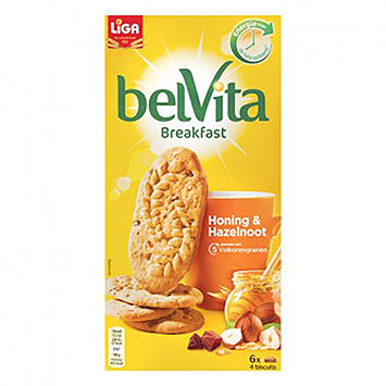 Liga Belvita morgenmadshonning og hasselnød 300g