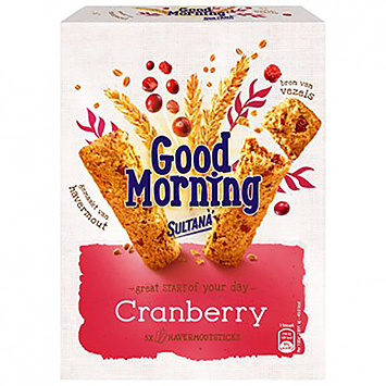 Sultana Good morning cranberry 205g