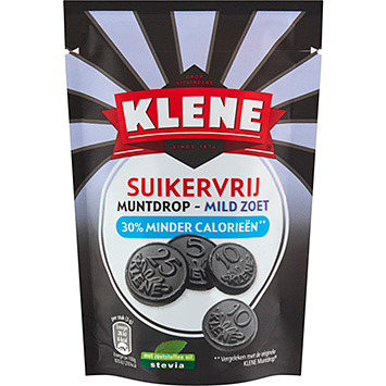 Klene Mild sweet sugar-free coin liquorice 100g