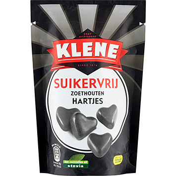 Klene Cuori di liquirizia senza zucchero 110g