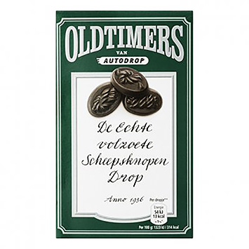 Oldtimers Det ægte Harlinger-skib knobs lakrids, sødt og fast 235g