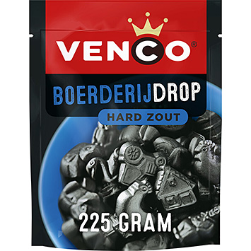 Venco Boerderijdrop hard zout 225g