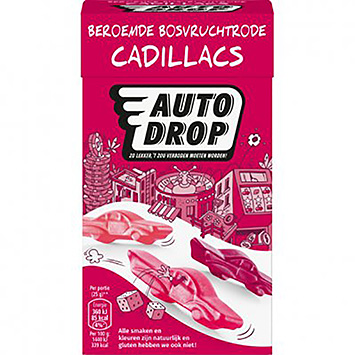 Autodrop Beroemde bosvruchtrode cadillacs 280g