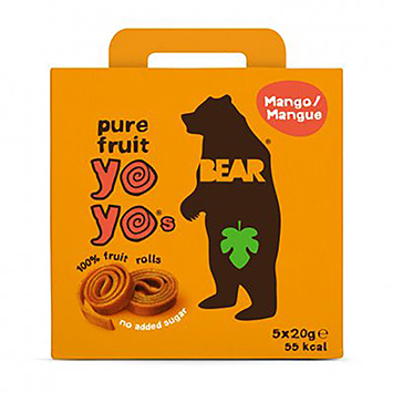 Bear Yoyos pure fruit mango 100g