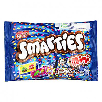 Smarties Bonbons de chocolat au lait mini 216g