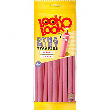 Look-O-Look Dynamite sticks strawberry flavour 110g