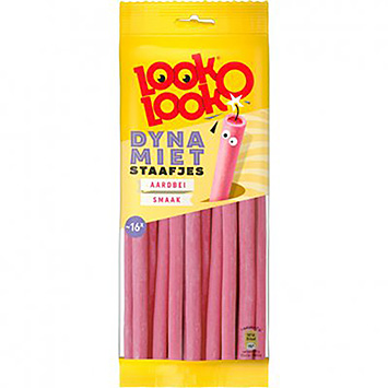 Look-O-Look Dynamietstaafjes aardbeismaak 110g