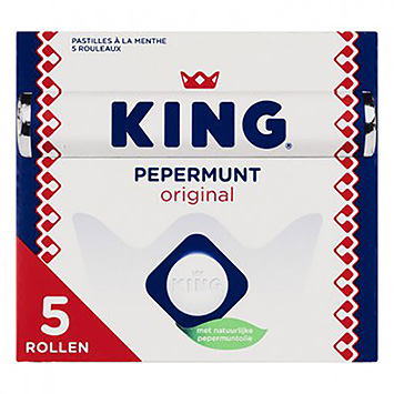 King Menthe poivrée originale 5 rouleaux 220g