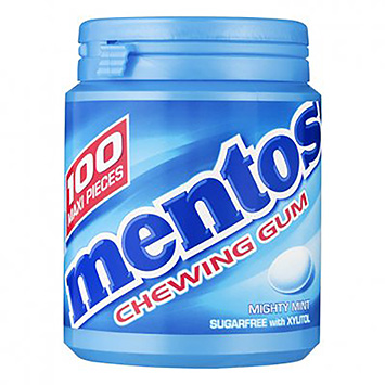 Mentos Chewing-gum menthe puissante 150g