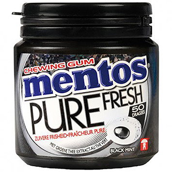 Mentos Chicle pura menta negra fresca 100g