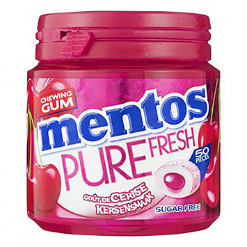 Mentos Tyggegummi ren frisk kirsebærsmag 100g