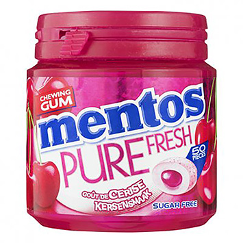 Mentos Chicle puro sabor a cereza fresca 100g