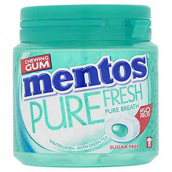 Mentos Chewing gum pure fresh wintergreen 100g
