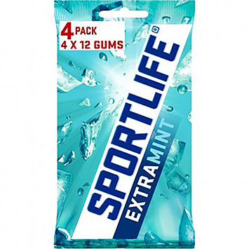 Sportlife Extra mynta 4x17g 68g