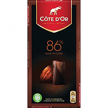 Côte d'Or Tablette de chocolat noir Extra Intense 86% 100g