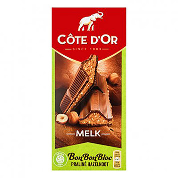 Côte d'Or Bonbonbloc pralin hasselnötsmjölk 200g