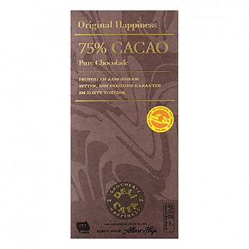 Delicata 75% cocoa dark chocolate 100g