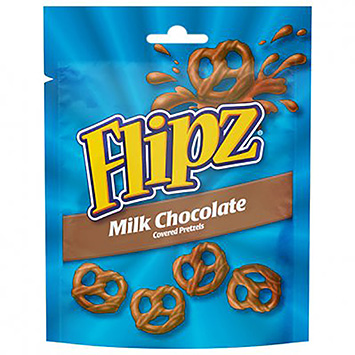 Flipz Milk chocolate covered pretzels 100g