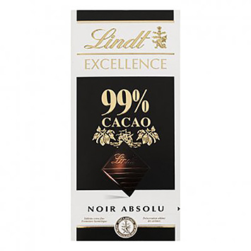 Lindt Excellence Tafelschokolade, 99% Cacao Bitter Extra Kräftig 50g