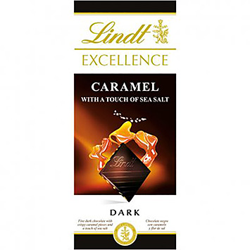 Lindt Chokolade m. karamel&havsalt 100g