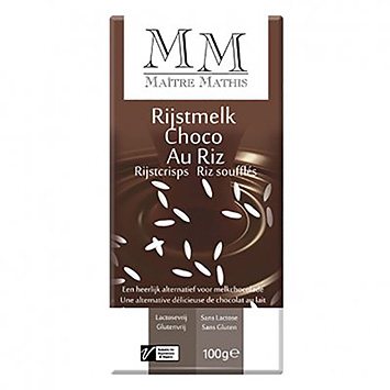 Maitre Mathis Chocolat au lait de riz 100g
