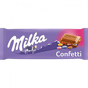 Milka Tablete de Chocolate Confetti 100g