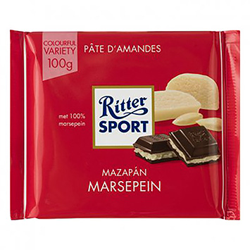 Ritter Sport Tablete de chocolate marzipan 100g