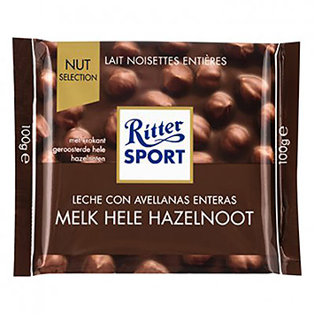 Ritter Sport Mælk hel hasselnød 100g